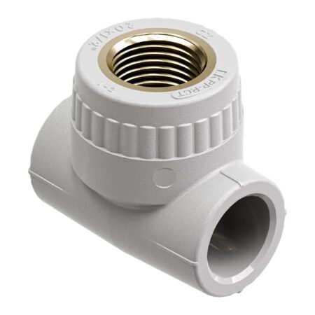 Тройник с металлической резьбой внутренней 25×1/2″ Wavin Ekoplastik STKI02520RCT (STKI02520X)